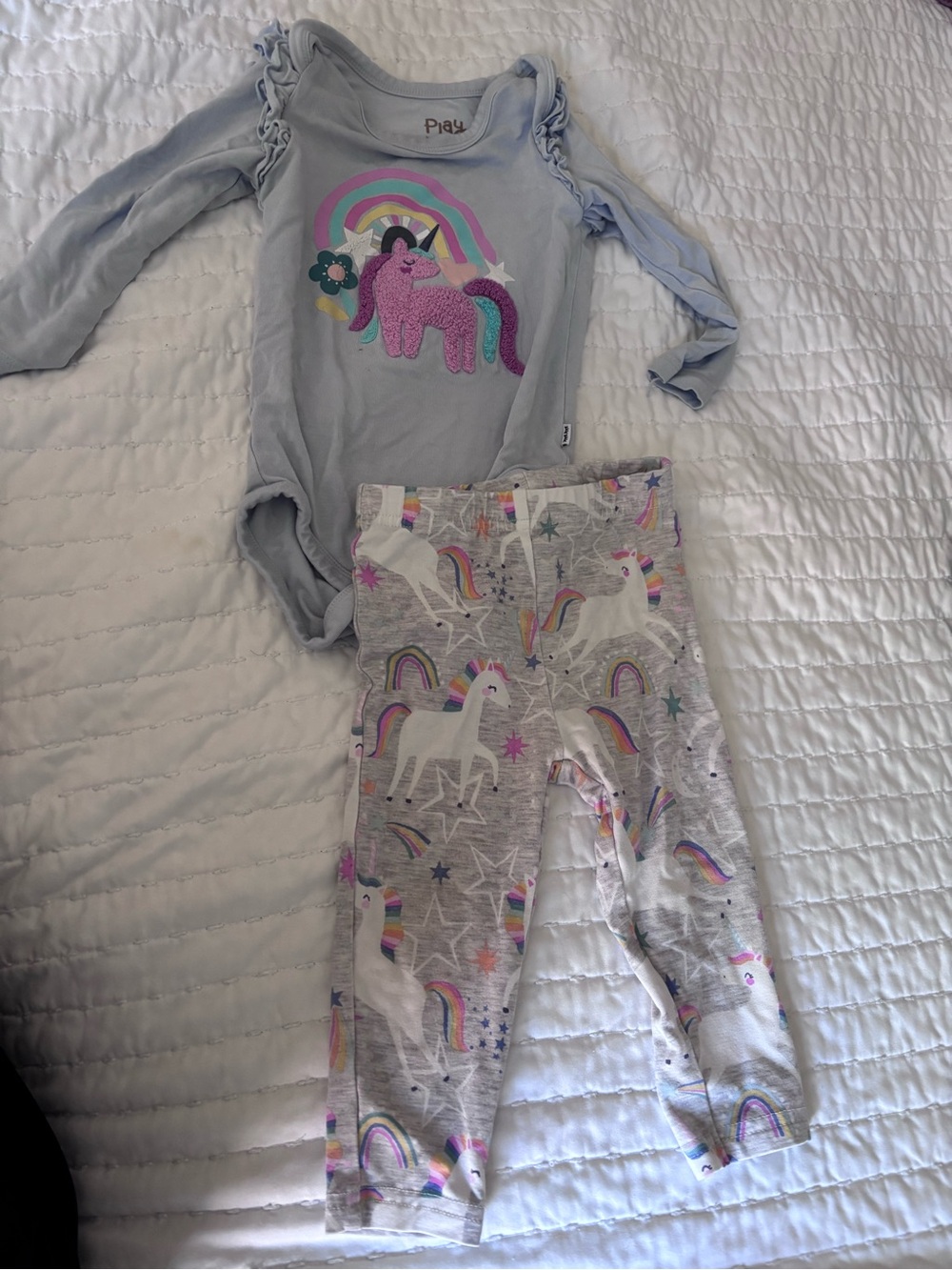Little Sleepies Play Unicorn Set 6-12 Month